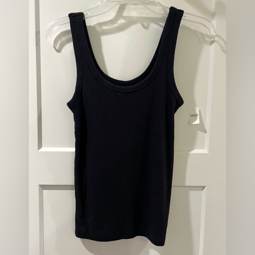 Aerie Black Tank Top NWT